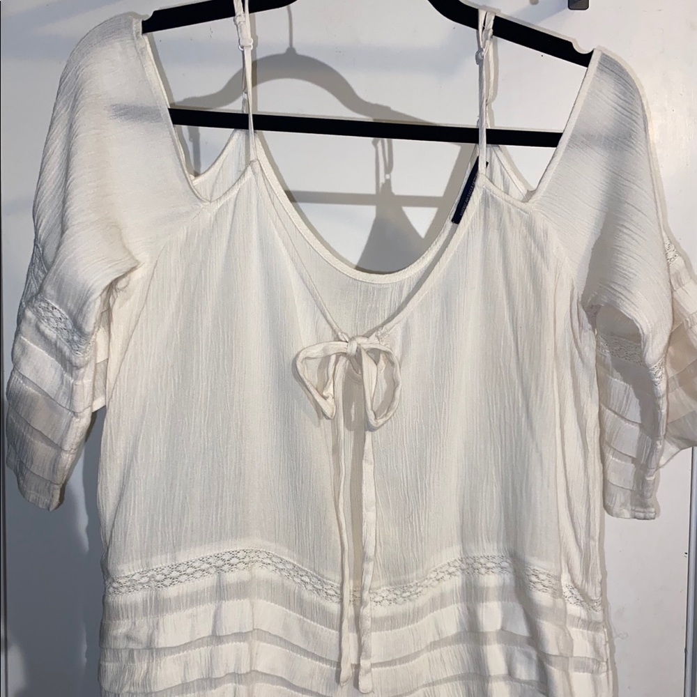 America Eagle off the shoulder top